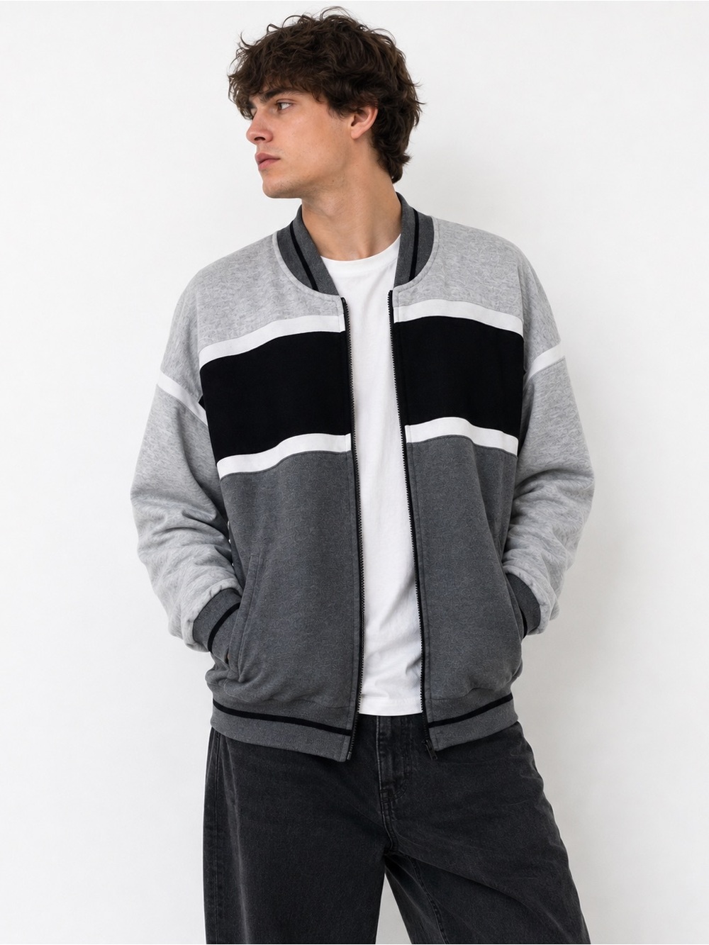Vintage Christian Dior Monsieur Colorblock Full-Zip Track Jacket Mens Medium
